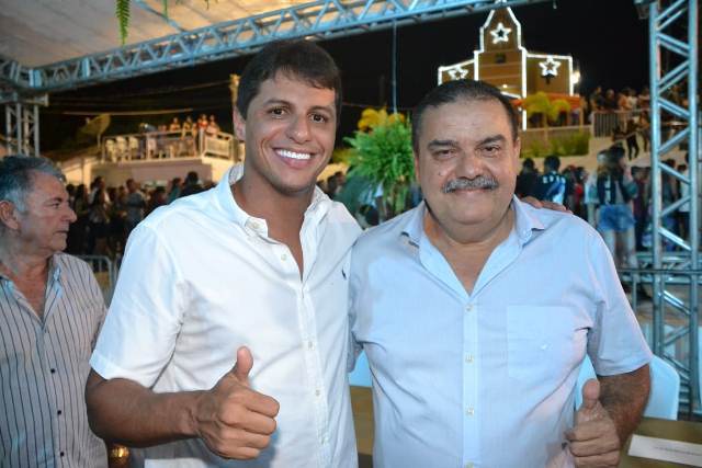 Assessor do deputado, Breno Teixeira, esteve representando Buba na Festa de São Sebastião – (Foto: Divulgação)