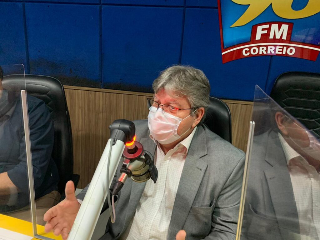 Governador João Azevêdo (Cidadania) – Foto: Reprodução/Portal Correio