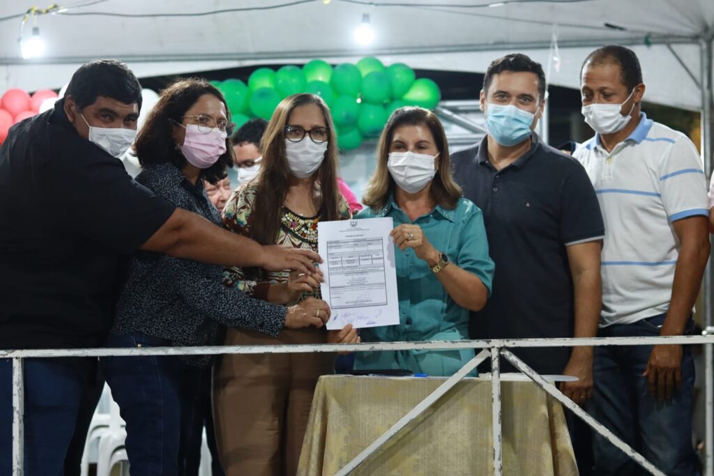 Eunice esteve na localidade com toda sua comitiva - Foto: Divulgação