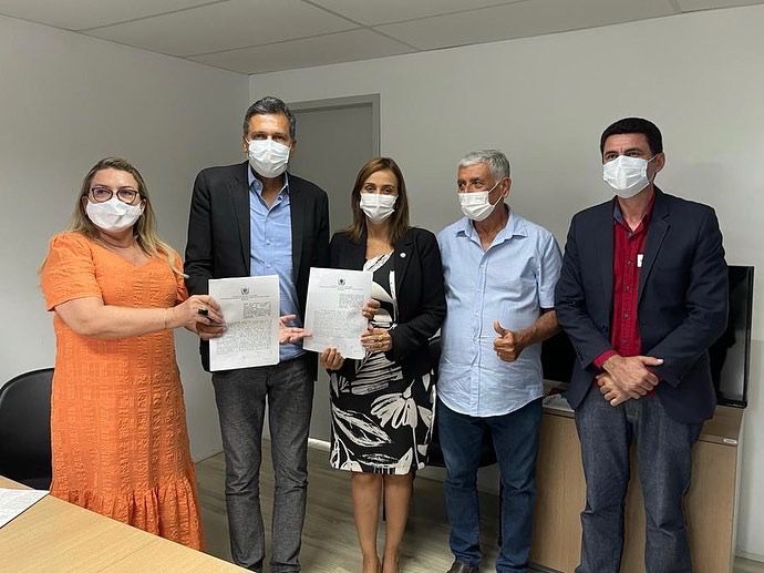 Magna esteve na Secretaria de Estado de Articulação - Foto: Divulgação