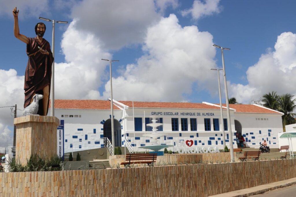 Praça São João Batista, em Itapororoca – Foto: Assessoria