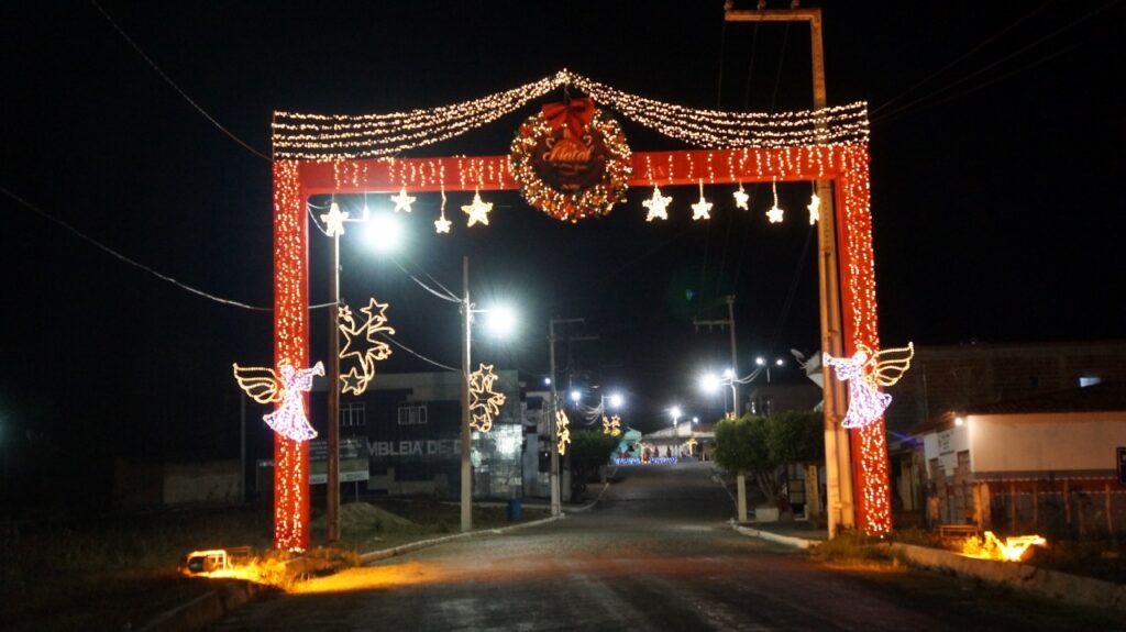 Ornamentação do portal que fica no início da cidade – Foto: Napoleão Soares