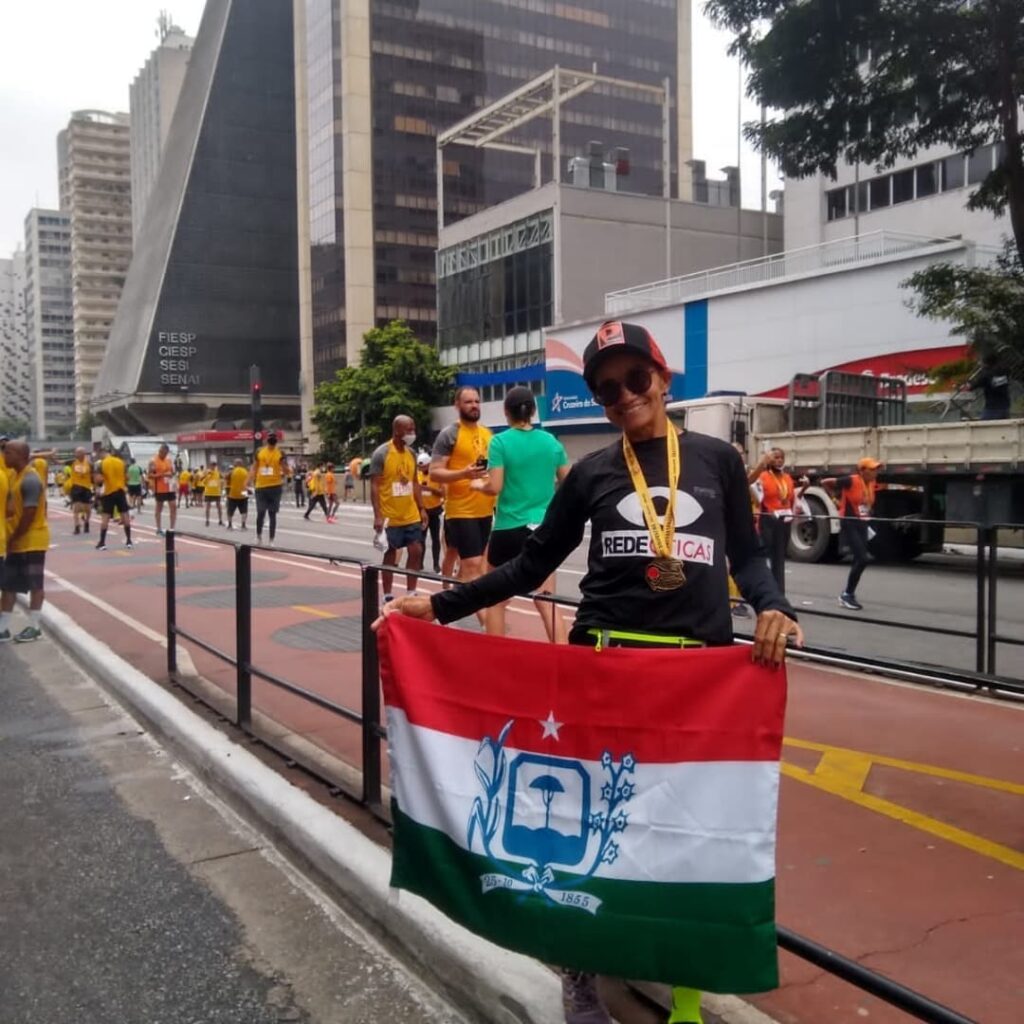 Silvana Pontes conquistou a 10ª colocação na categoria geral feminina da 96ª Corrida Internacional de São Silvestre - Foto: Divulgação