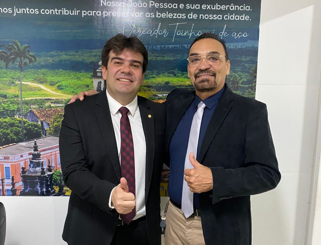 Deputado Eduardo Carneiro e o vereador Toinho Pé de Aço - Foto: Divulgação