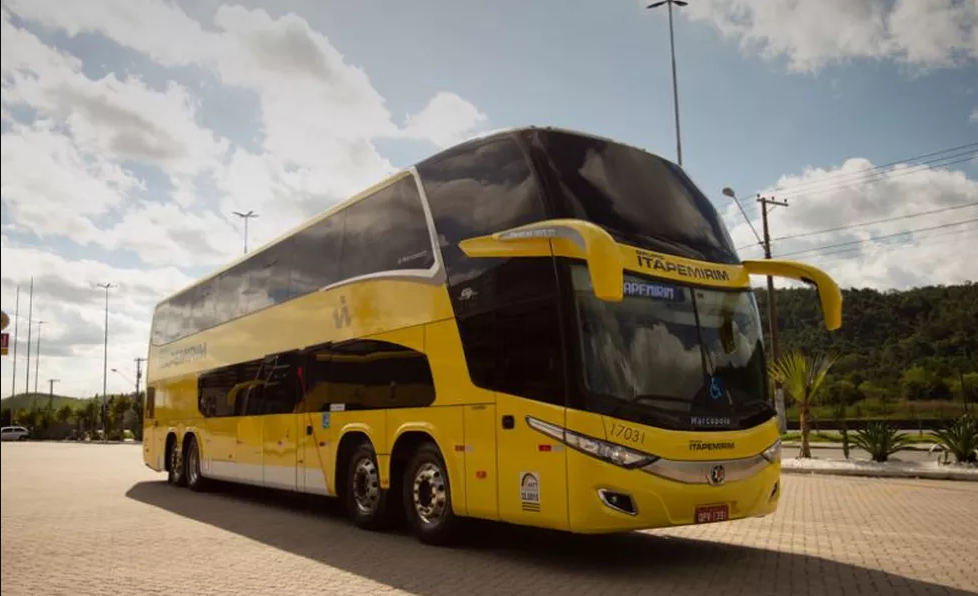 Ônibus da Viação Itapemirim — Foto: Divulgação