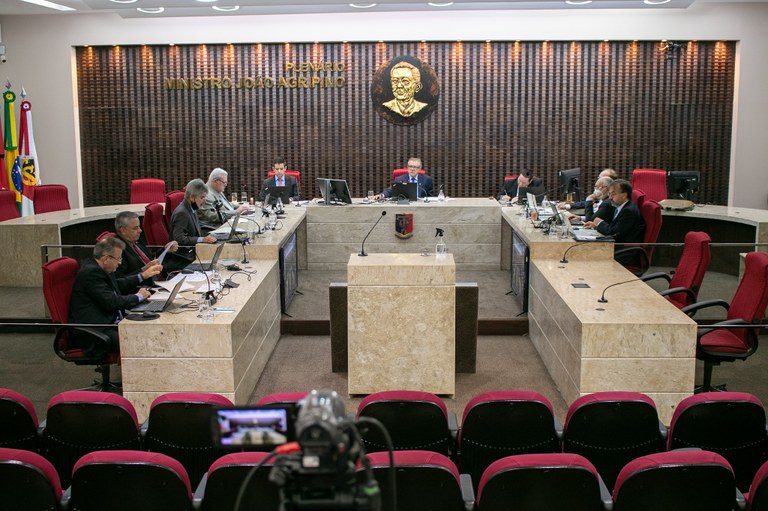 Sessão ordinária do Pleno do TCE-PB – Foto: Assessoria