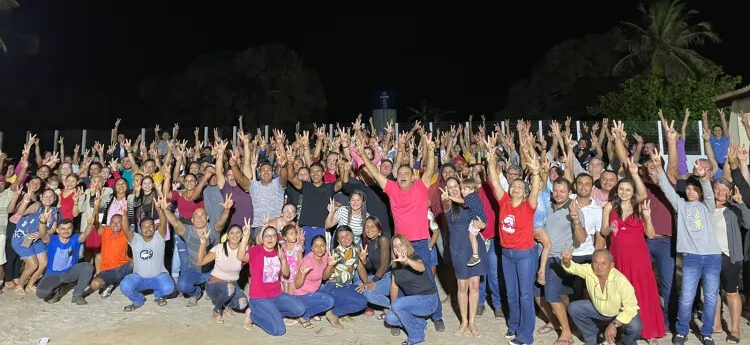 Totó Ribeiro reuniu militância e apoiadores em Curral de Cima - Foto: Reprodução/internet