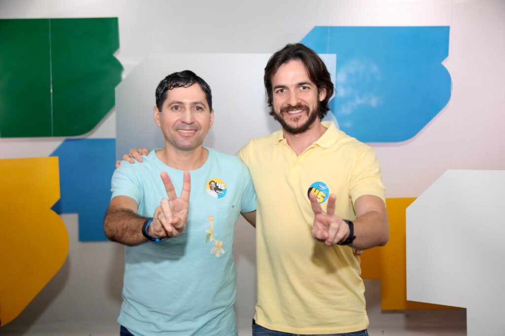 Prefeito Helhinho Souza e Pedro Cunha Lima - Foto: Reprodução/redes sociais