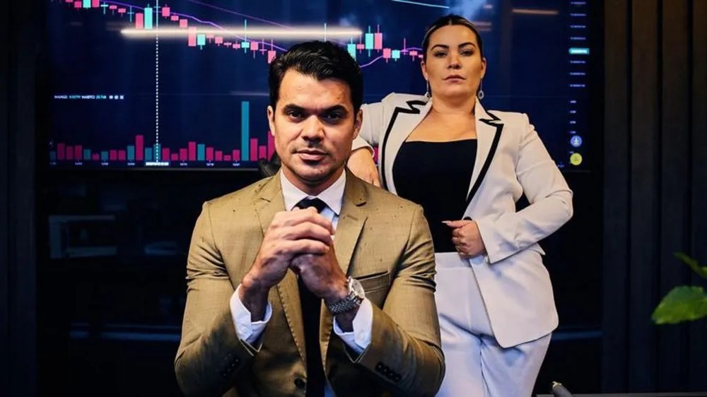 Antônio Inácio da Silva Neto, conhecido como Antônio Neto Ais, e Fabricia Ais, fundadores da Braiscompany — Foto: Reprodução/Braiscompany