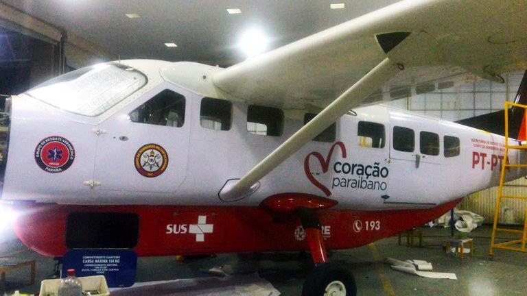 Aeronave será operada pelo Corpo de Bombeiros Militar da Paraíba - Foto: Secom-PB