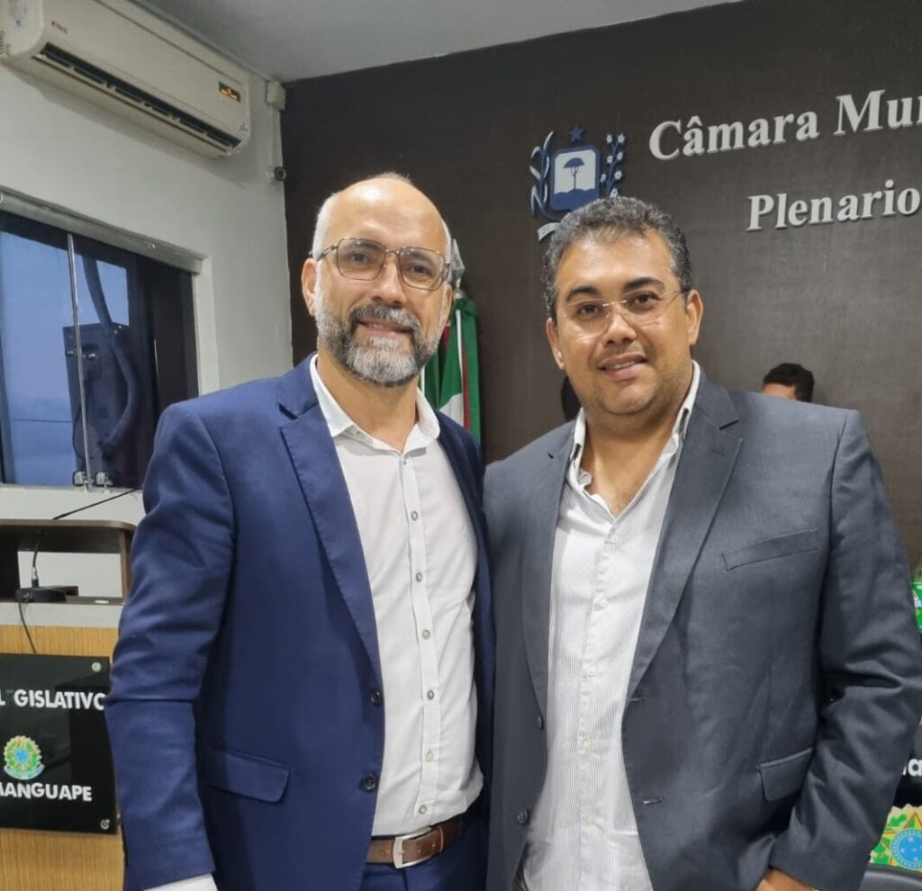 O empresário Napoleão Rodrigues (direita) e o procurador do Ministério Público Federal, José Godoy (esquerda) - Foto: Divulgação
