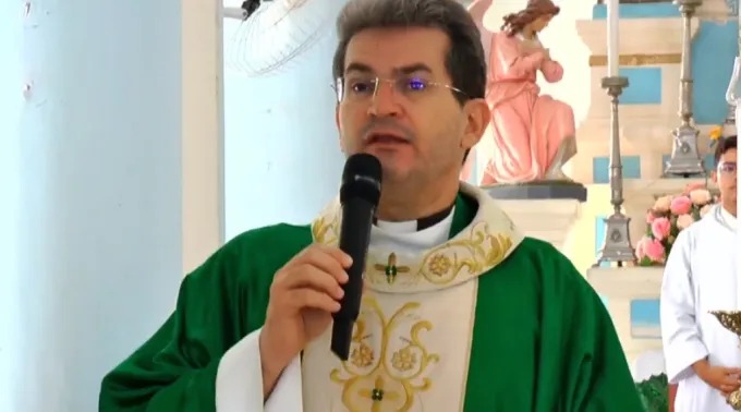 O bispo auxiliar eleito da Paraíba, padre Alcivan Tadeus Gomes de Araújo - Foto: Reprodução