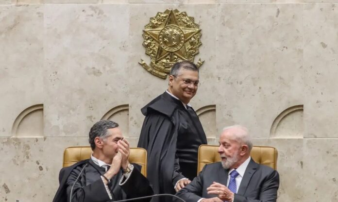 Flávio Dino tomou posse como ministro do Supremo Tribunal Federal - Foto: Valter Campanato/Agência Brasil
