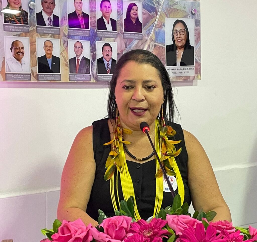 Cal é fervorosa participante do movimento indígena – Foto: Reprodução
