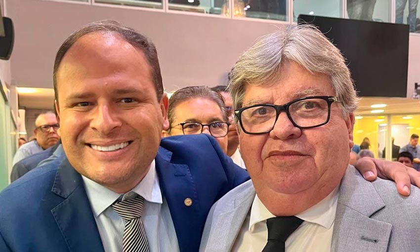 Eduardo Brito e João Azevêdo - Foto: Reprodução / redes sociais
