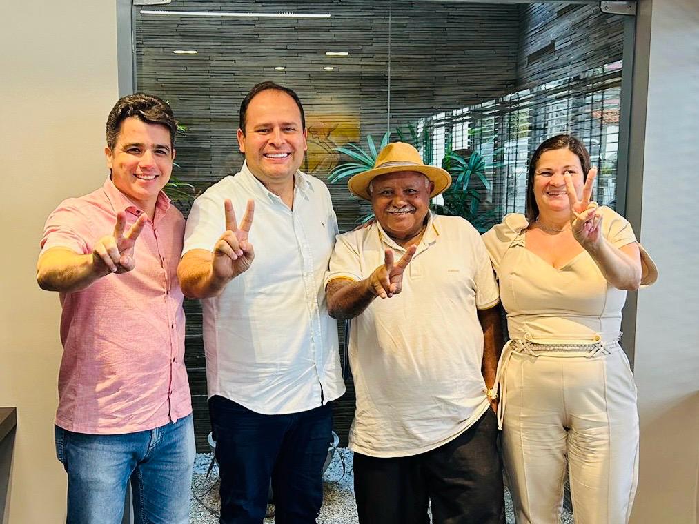 Adesão de José João ao projeto político de Eduardo Brito teve articulação do suplente de deputado Dudu Soares - Foto: Reprodução/redes sociais