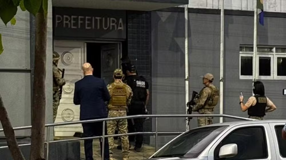 Operação do Gaeco apura fraudes na locação de veículos em três prefeituras da Paraíba — Foto: Reprodução/TV Cabo Branco