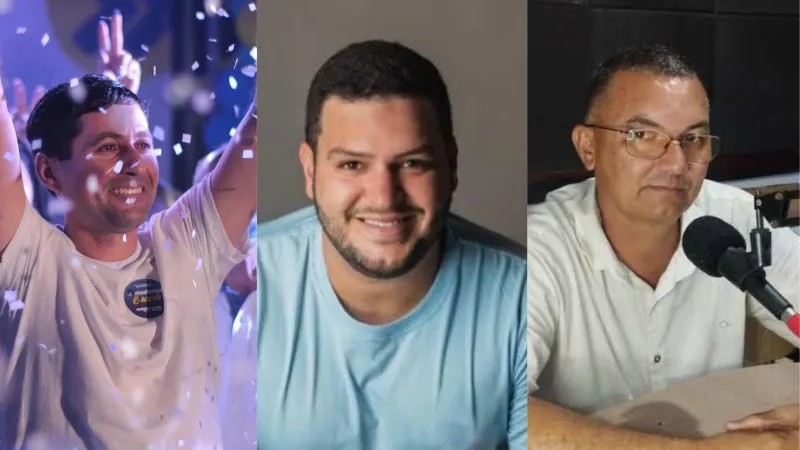 Helhinho Souza, Cal Filho e Ronaldo Dutra disputam a Prefeitura de Cuité de Mamanguape - Foto: Reprodução/MaisPB