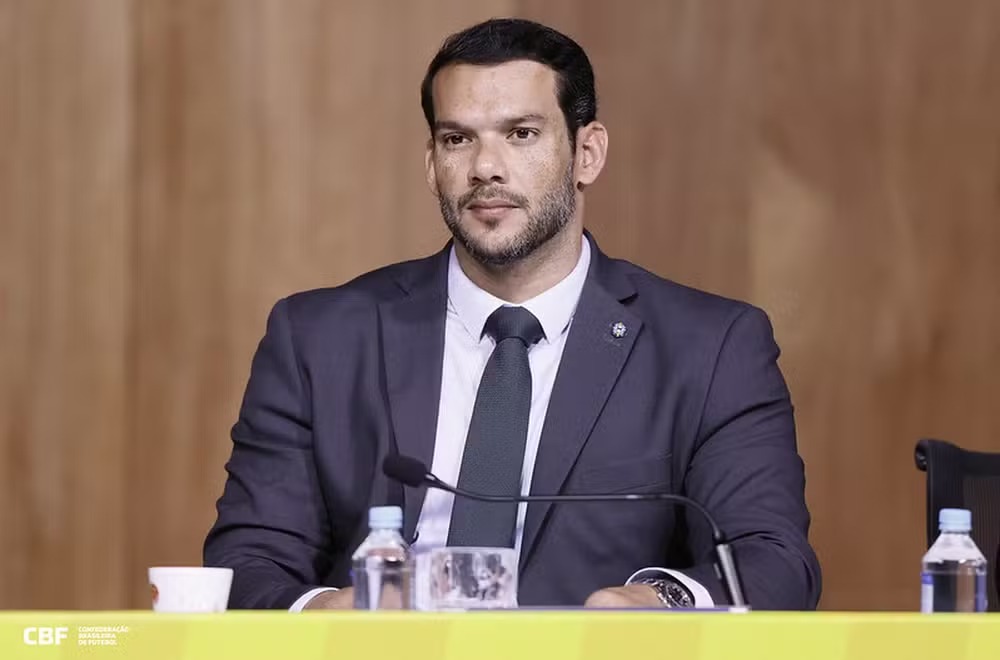 Presidente da Confederação Brasileira de Futebol (CBF), Samir Xaud — Foto: Rafael Ribeiro/CBF