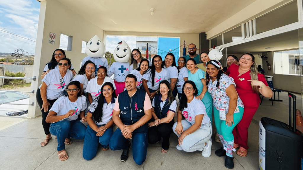 Equipe da Saúde de Mamanguape aplicou 1.345 doses de vacinas — Foto: Divulgação