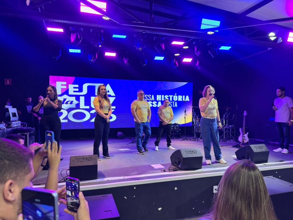 A prefeita Léa Toscano durante o lançamento da programação — Foto: Assessoria