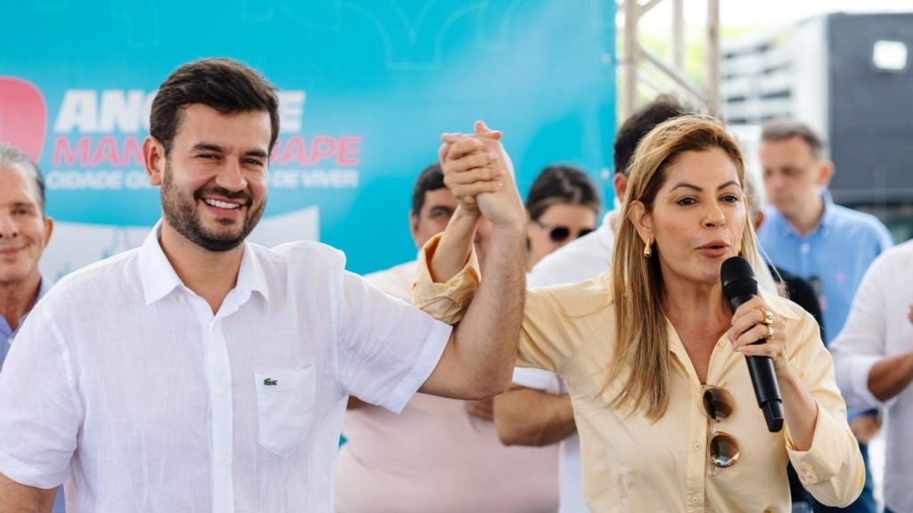 Prefeito Joaquim e a deputada Danielle do Vale — Foto: Redes Sociais