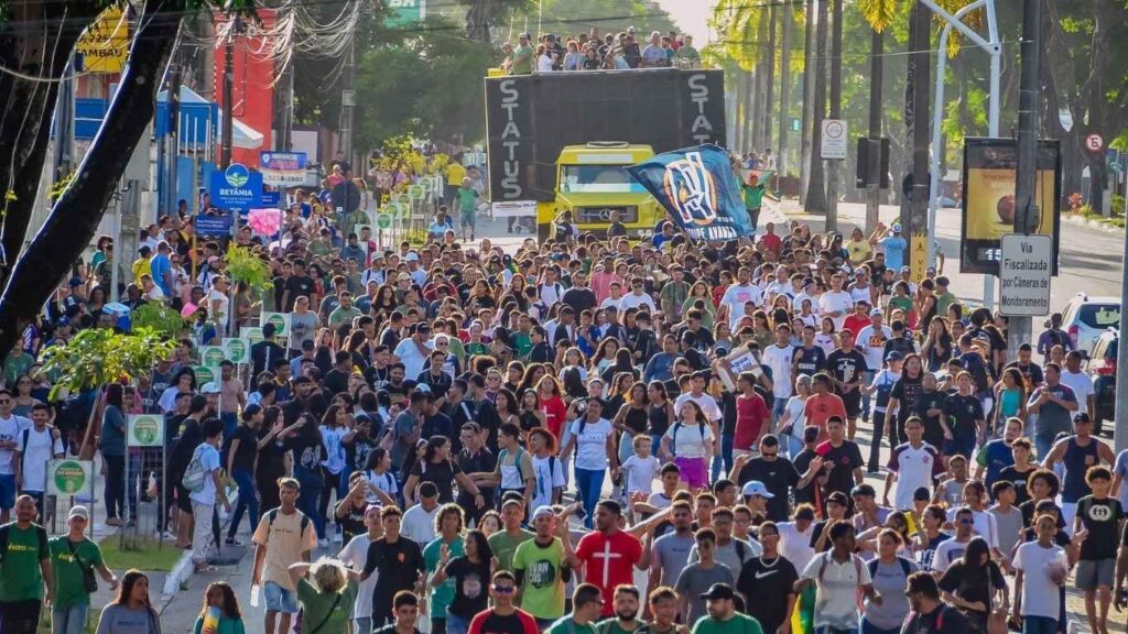 Marcha para Jesus — Foto: Reprodução / Redes Sociais