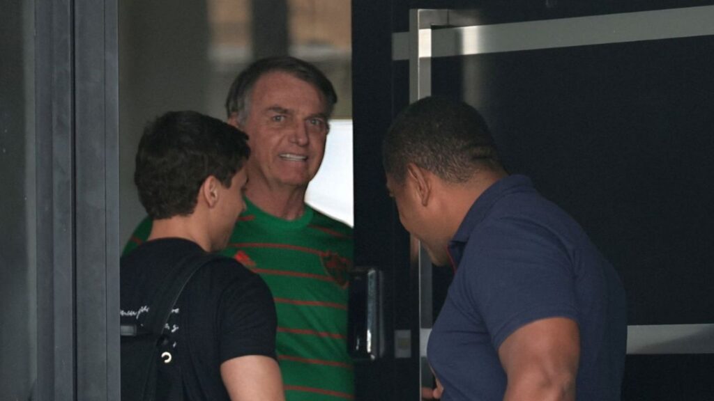 O ex-presidente Jair Bolsonaro — Foto: Reuters/Mateus Bonomi