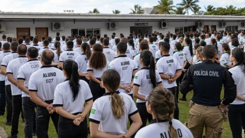 Alunos do Curso de Formação da Polícia Civil da Paraíba - Foto: Polícia Civil da Paraíba