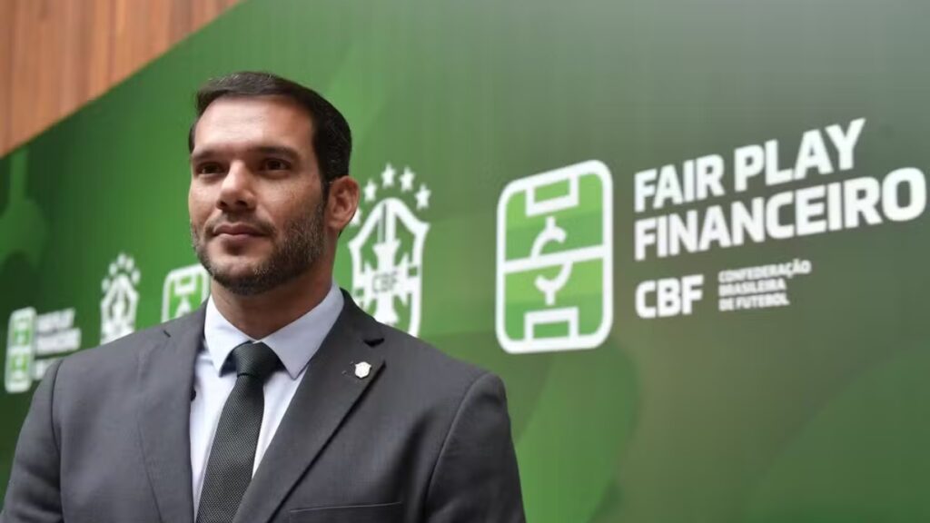 Samir Xaud, presidente da CBF — Foto: Divulgação: Staff Images/CBF