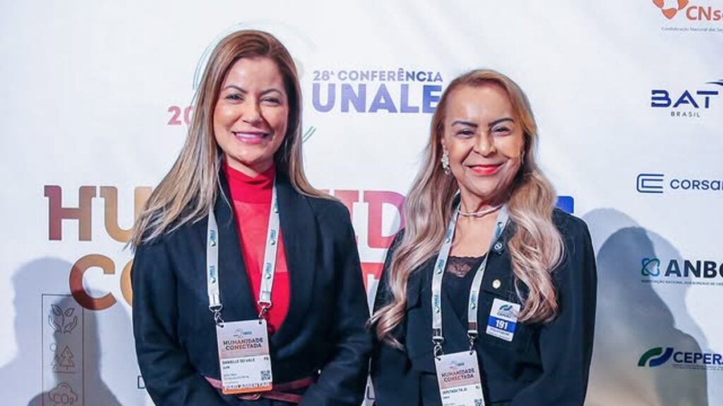 Danielle do Vale no primeiro dia da 28ª Conferência Nacional da Unale — Foto: Redes Sociais