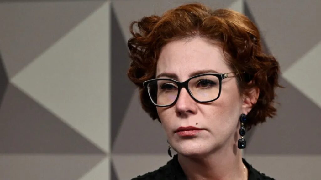 Carla Zambelli (PL-SP) — Foto: Evaristo Sa/AFP