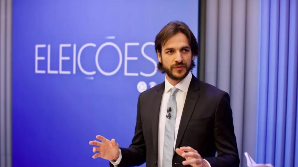 Pedro Cunha Lima em debate para governador da Paraíba — Foto: Divulgação/Assessoria