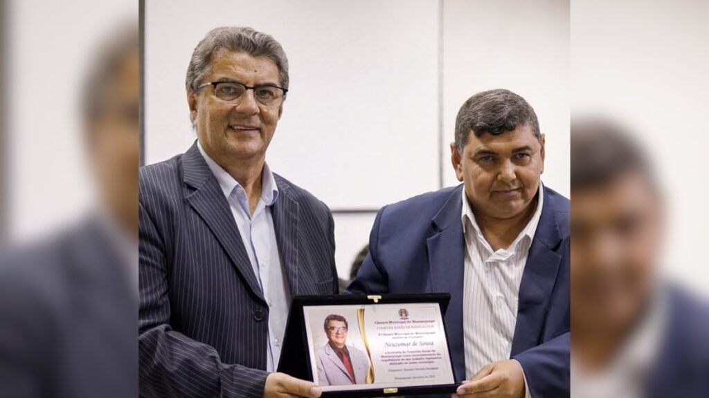 Neuzomar de Sousa e o vereador Rany Veríssimo — Foto: Redes Sociais