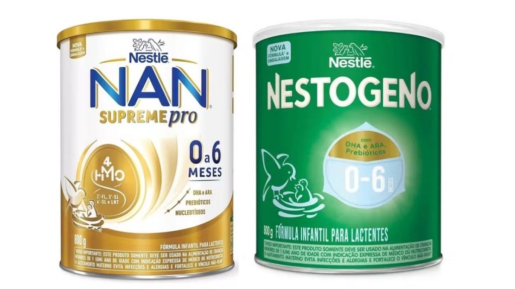 Produtos Nestlé suspensos — Foto: Nestlé/Reprodução