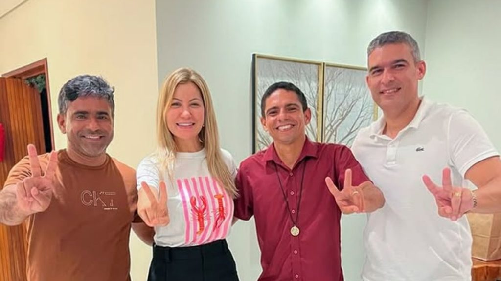 Danielle do Vale recebe o apoio do vereador Ronele Ferreira e fortalece seu projeto político em Lagoa de Dentro — Foto: Redes Sociais