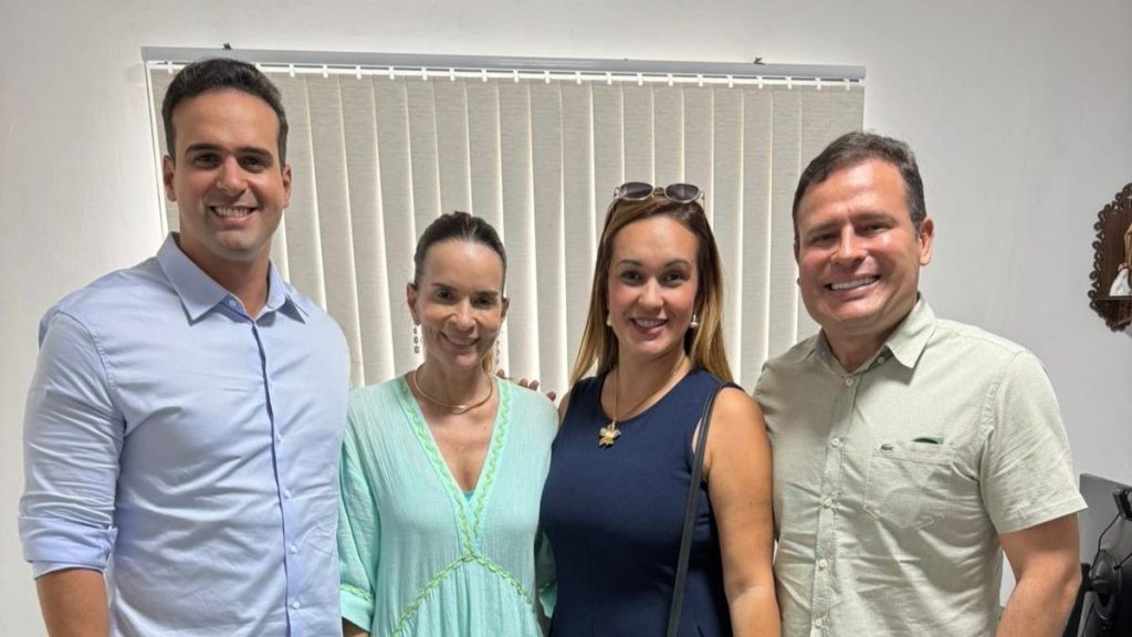 Lucas, Daniella, Isaurina e Eduardo — Foto: Redes Sociais
