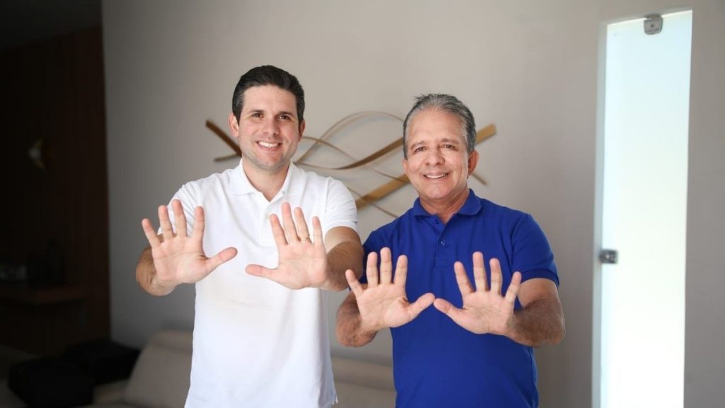 Hugo Motta e Nabor Wanderley — Foto: Reprodução / Redes Sociais