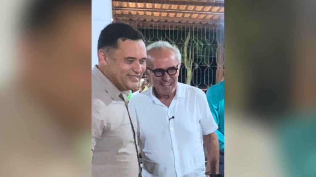 Neto Belino havia recepcionado Cícero Lucena em jantar em Mamanguape — Foto: Redes Sociais