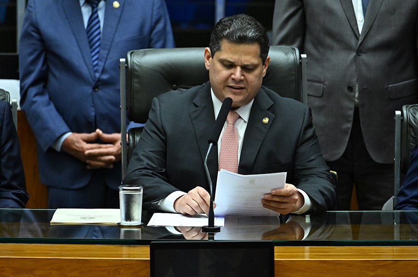 Davi Alcolumbre, presidente do Senado Federal - Jefferson Rudy/Agência Senado