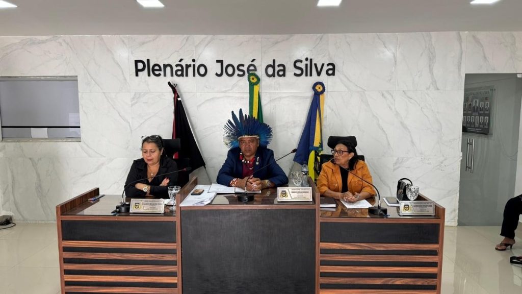 Mesa Diretora da Câmara Municipal de Rio Tinto — Foto: Divulgação