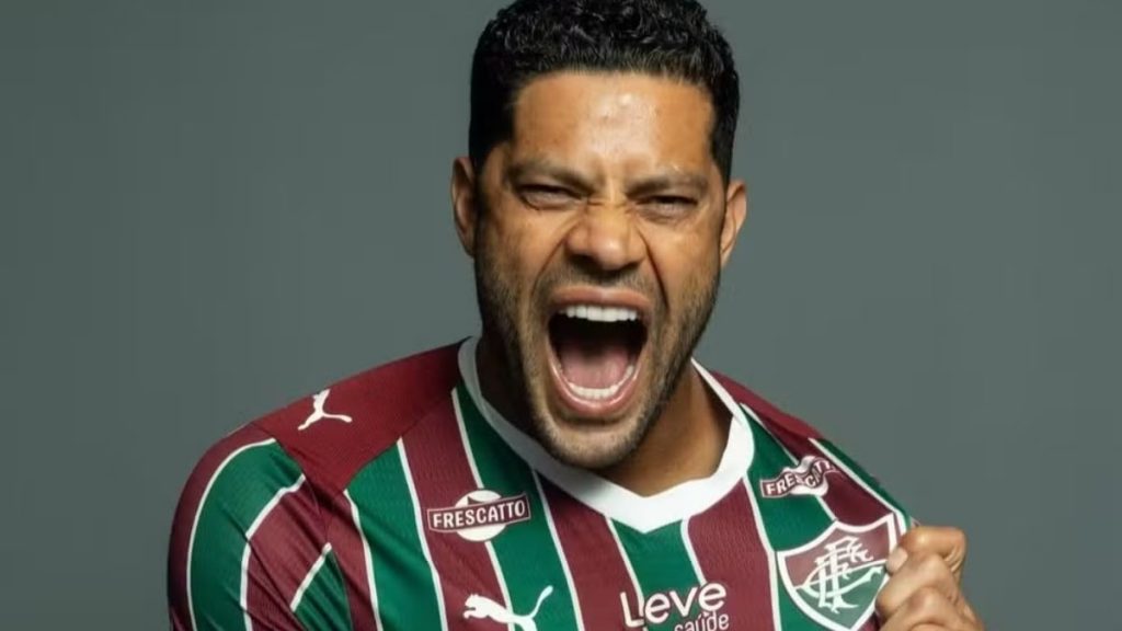 Hulk é anunciado pelo Fluminense — Foto: Marina Garcia/FFC