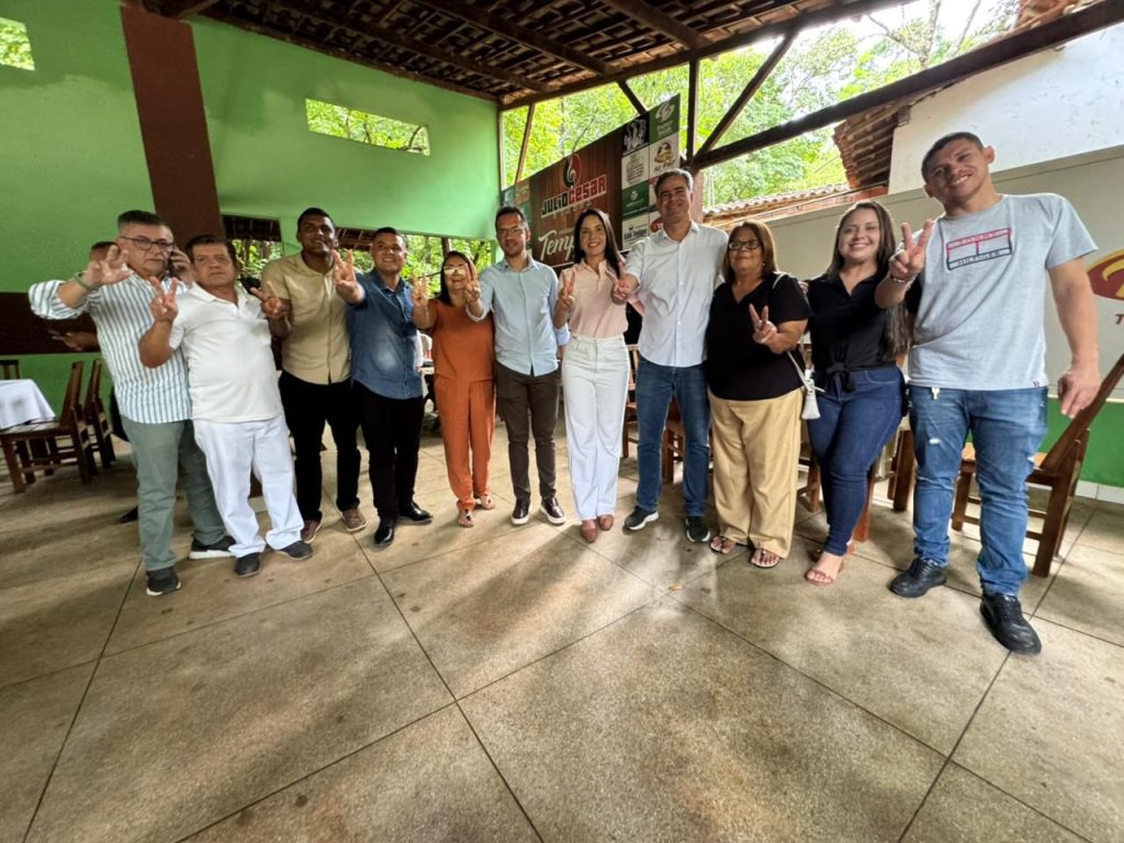 Torres oficializa apoio à pré-candidata Geska Maia ao lado de lideranças governistas – Foto: Napoleão Soares