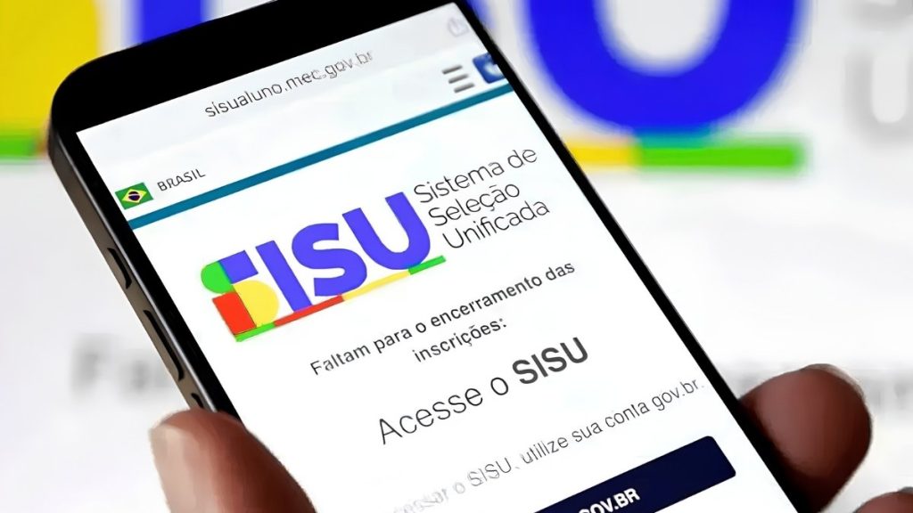 Inscrições podem ser realizadas por meio do Portal Único de Acesso ao Ensino Superior, na parte do Sisu — Foto: Reprodução
