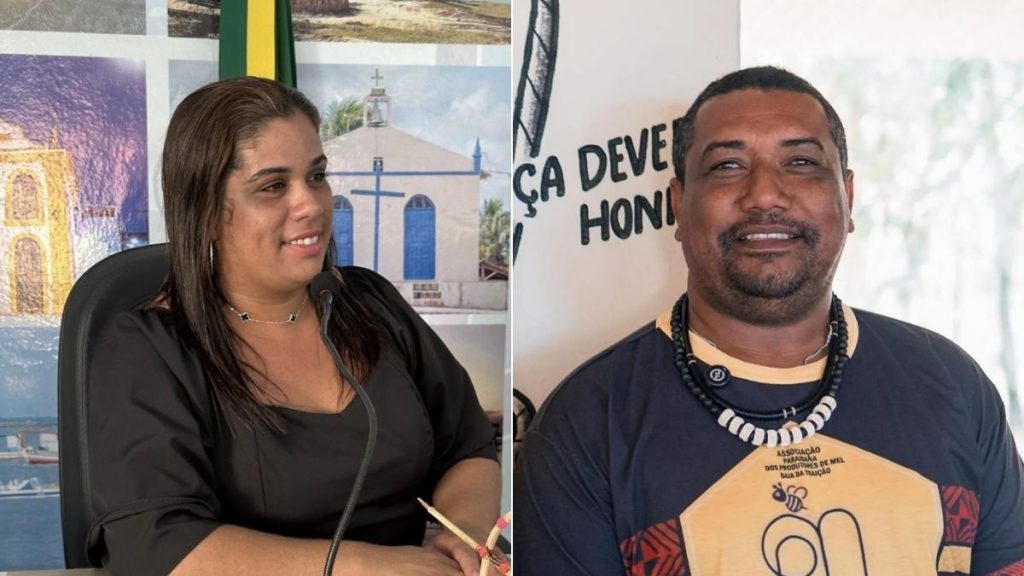 Elida da Pesca e Ronaldo do Mel — Foto: Reprodução