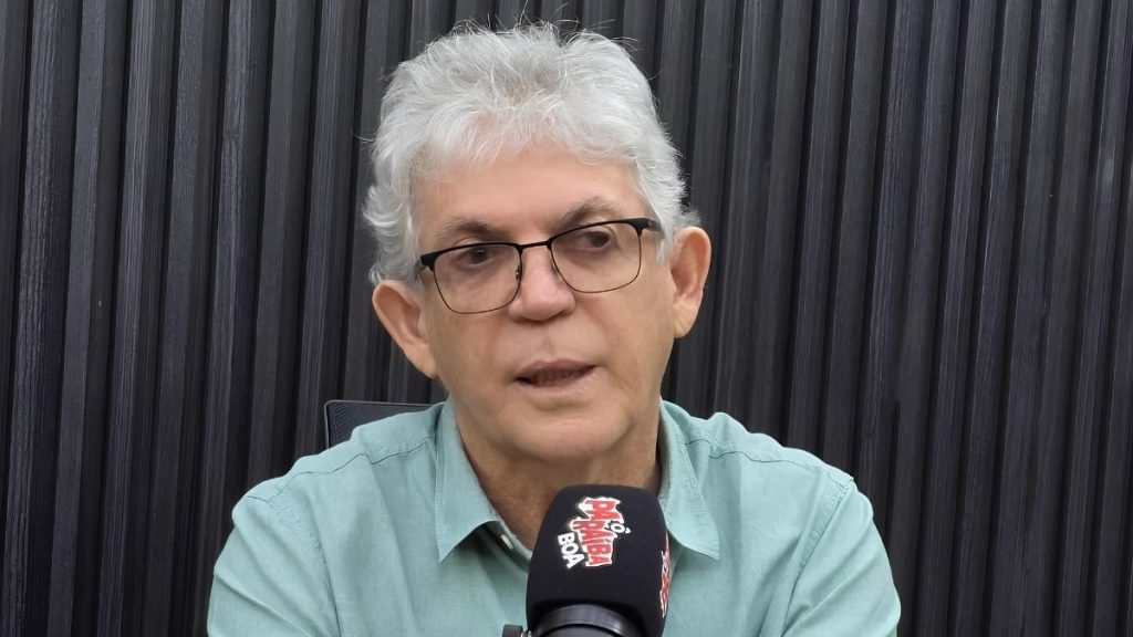 Ex-governador Ricardo Coutinho, durante entrevista ao programa Ô Paraíba Boa. — Foto: Larrise Monteiro