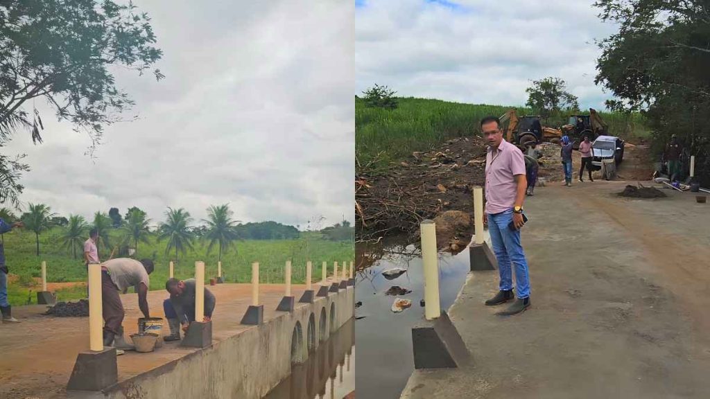 Batista Torres vistoria obras e acompanha avanço de investimentos em Itapororoca. — Foto: Reprodução