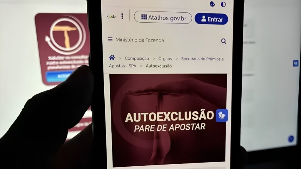 Plataforma de autoexclusão para apostadores foi lançada pelo governo federal em dezembro de 2025. — Foto: BBC News Brasil