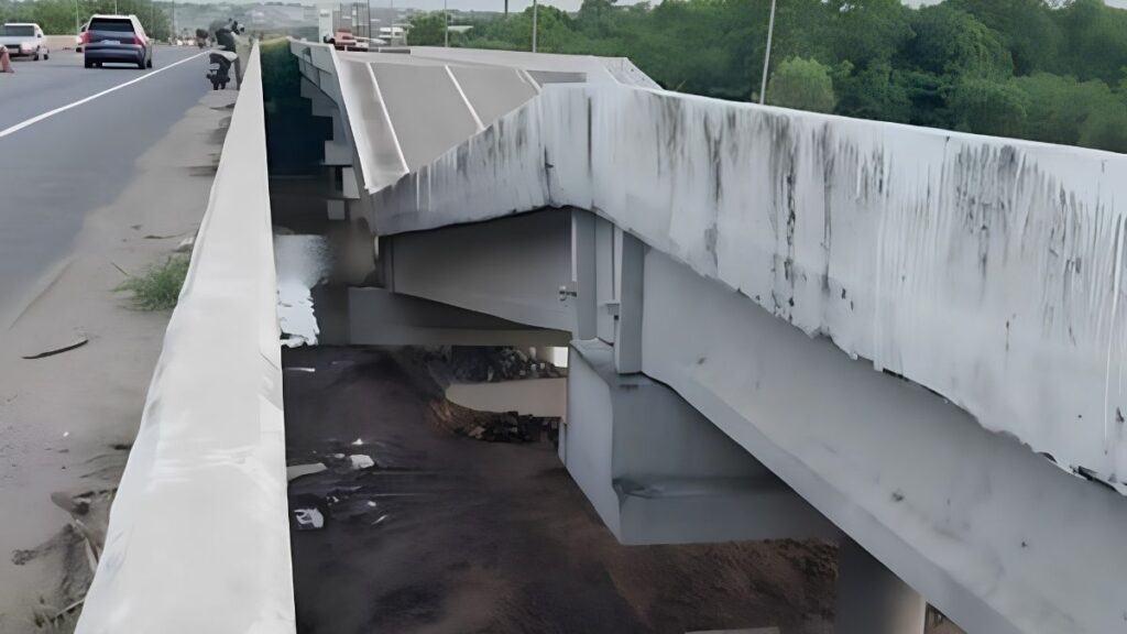Ponte sobre o Rio Paraíba em Santa Rita — Foto: Reprodução/TV Cabo Branco