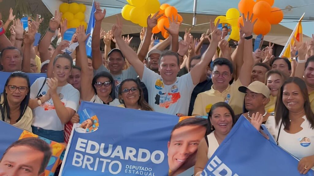 Eduardo Brito tem candidatura homologada em convenção estadual. — Foto: Reprodução